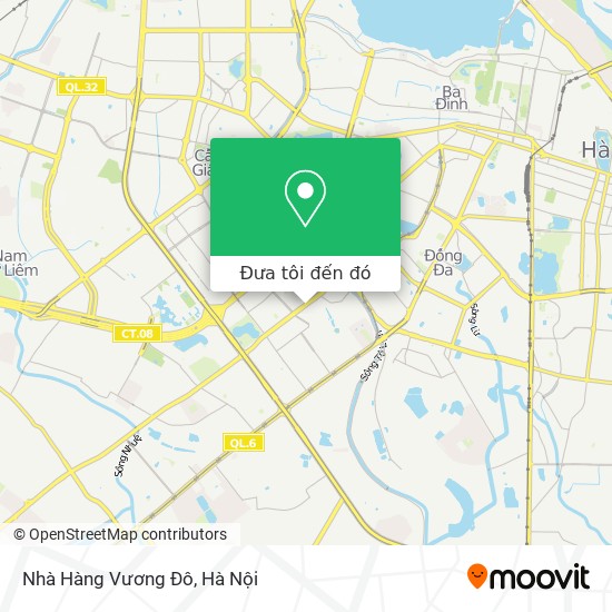 Bản đồ Nhà Hàng Vương Đô