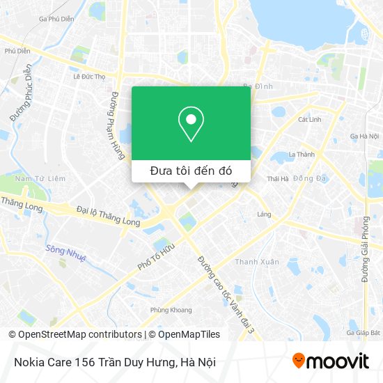 Bản đồ Nokia Care 156 Trần Duy Hưng