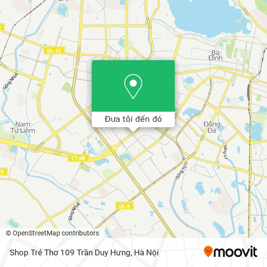 Bản đồ Shop Trẻ Thơ 109 Trần Duy Hưng