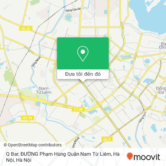 Bản đồ Q Bar, ĐƯỜNG Phạm Hùng Quận Nam Từ Liêm, Hà Nội