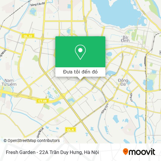 Bản đồ Fresh Garden - 22A Trần Duy Hưng