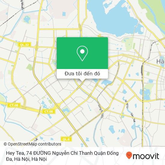 Bản đồ Hey Tea, 74 ĐƯỜNG Nguyễn Chí Thanh Quận Đống Đa, Hà Nội