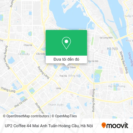 Bản đồ UP2 Coffee 44 Mai Anh Tuấn-Hoàng Cầu