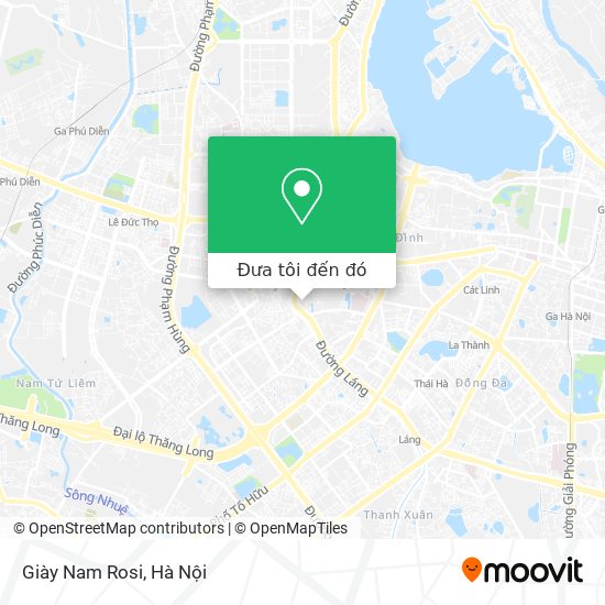 Bản đồ Giày Nam Rosi