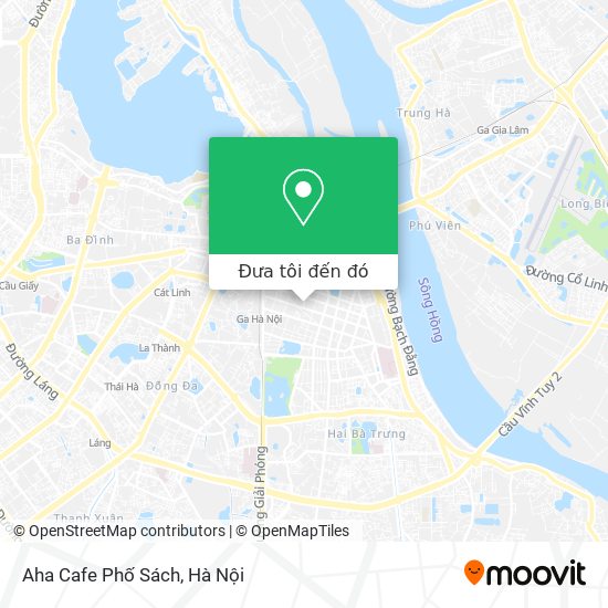 Bản đồ Aha Cafe Phố Sách