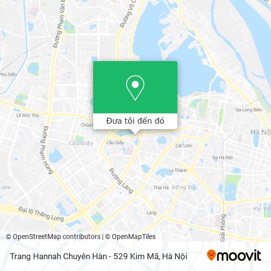 Bản đồ Trang Hannah Chuyên Hàn - 529 Kim Mã