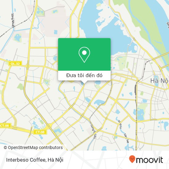 Bản đồ Interbeso Coffee, 37A ĐƯỜNG Nguyễn Chí Thanh Quận Ba Đình, Hà Nội