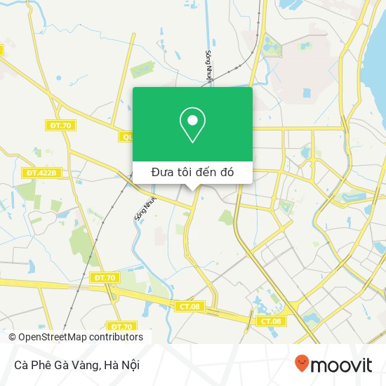 Bản đồ Cà Phê Gà Vàng, Quận Nam Từ Liêm, Hà Nội