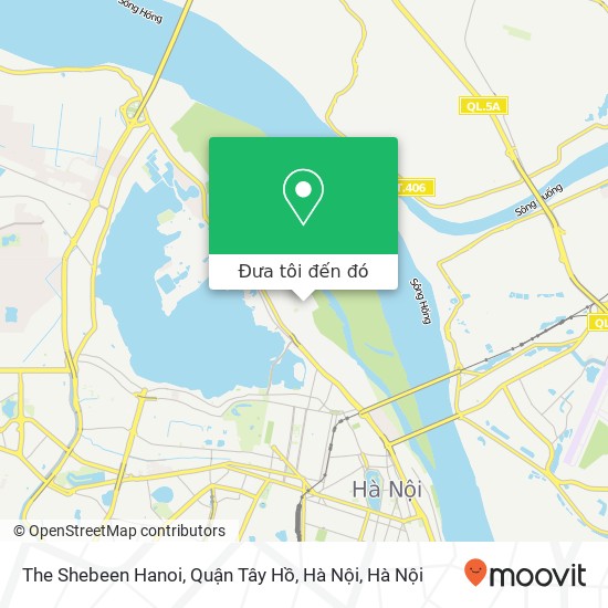 Bản đồ The Shebeen Hanoi, Quận Tây Hồ, Hà Nội