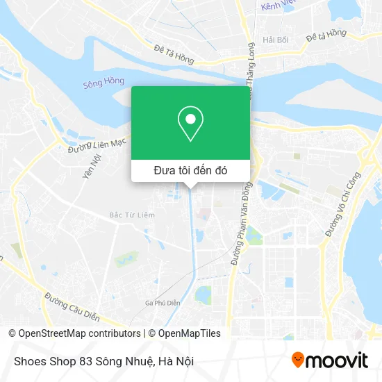 Bản đồ Shoes Shop 83 Sông Nhuệ