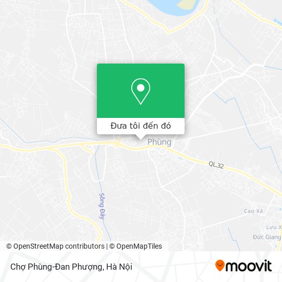 Bản đồ Chợ Phùng-Đan Phượng