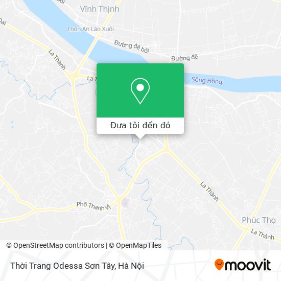 Bản đồ Thời Trang Odessa Sơn Tây