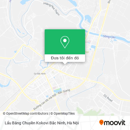 Bản đồ Lẩu Băng Chuyền Kokovi Bắc Ninh