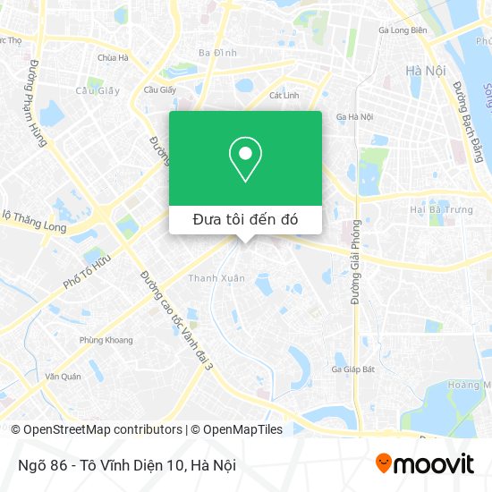 Bản đồ Ngõ 86 - Tô Vĩnh Diện 10