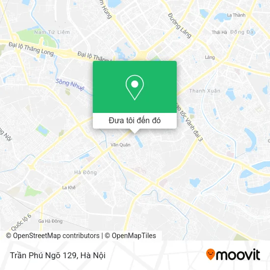 Bản đồ Trần Phú Ngõ 129