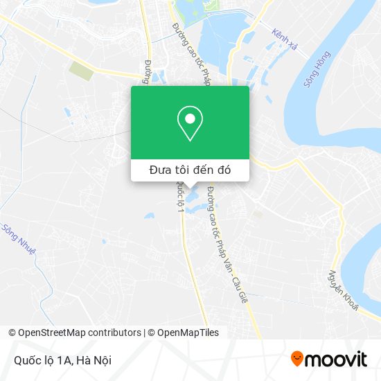Bản đồ Quốc lộ 1A