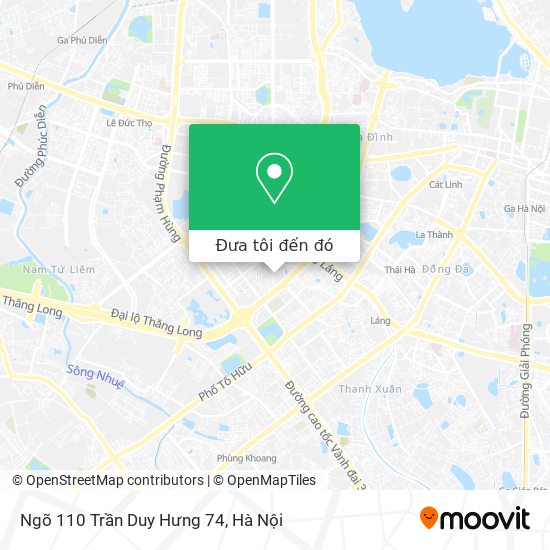 Bản đồ Ngõ 110 Trần Duy Hưng 74
