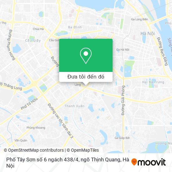 Bản đồ Phố Tây Sơn số 6 ngách 438 / 4, ngõ Thịnh Quang