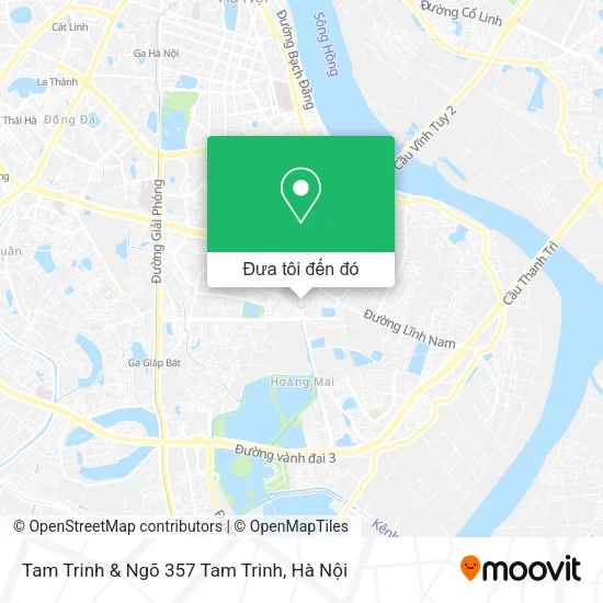 Bản đồ Tam Trinh & Ngõ 357 Tam Trinh
