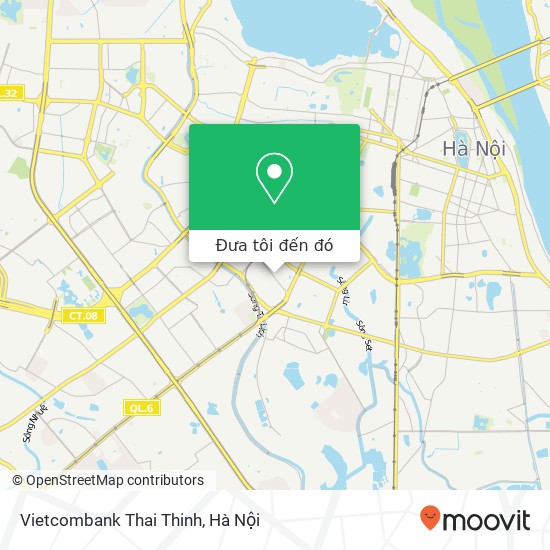 Bản đồ Vietcombank Thai Thinh