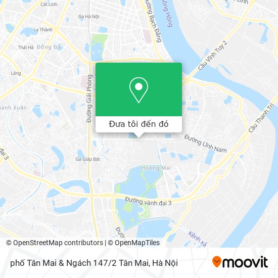 Bản đồ phố Tân Mai & Ngách 147 / 2 Tân Mai
