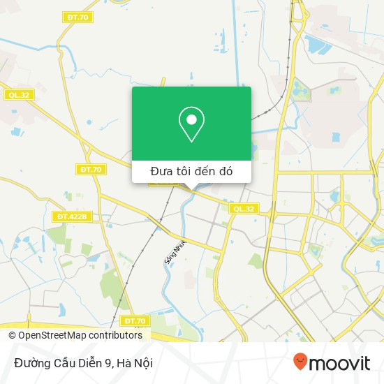 Bản đồ Đường Cầu Diễn 9