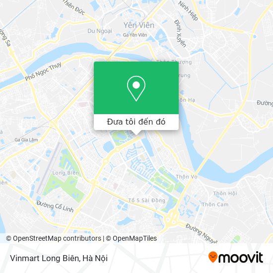 Bản đồ Vinmart Long Biên