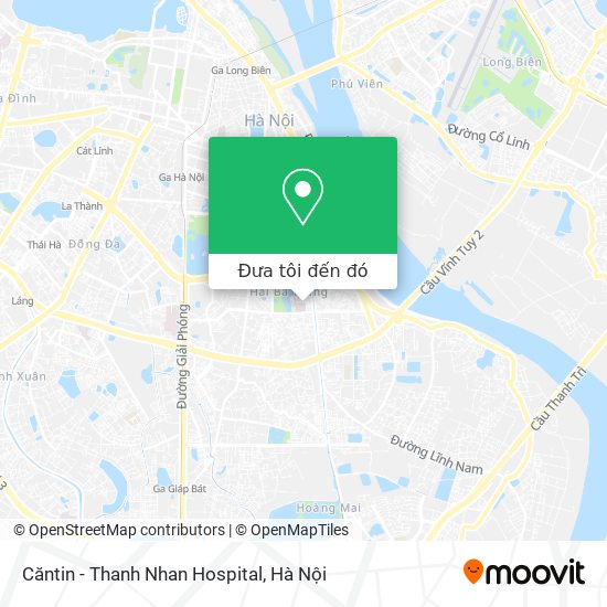Bản đồ Căntin - Thanh Nhan Hospital