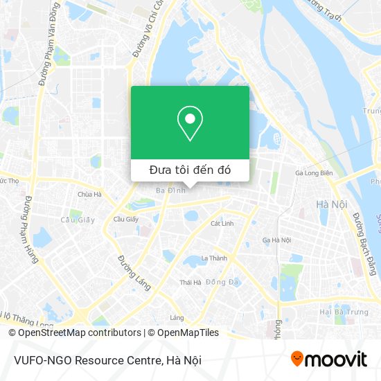 Bản đồ VUFO-NGO Resource Centre