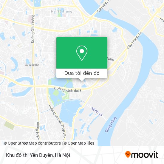 Bản đồ Khu đô thị Yên Duyên