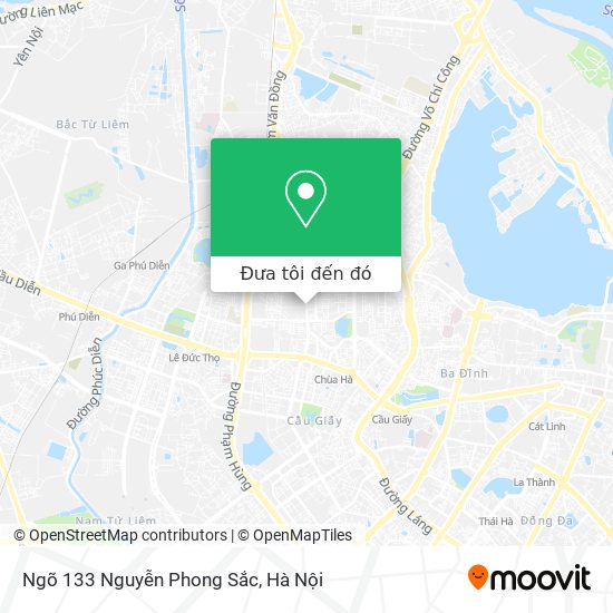 Bản đồ Ngõ 133 Nguyễn Phong Sắc