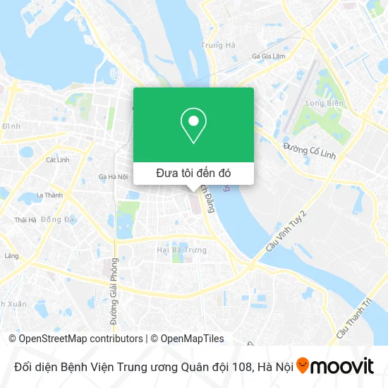 Bản đồ Đối diện Bệnh Viện Trung ương Quân đội 108