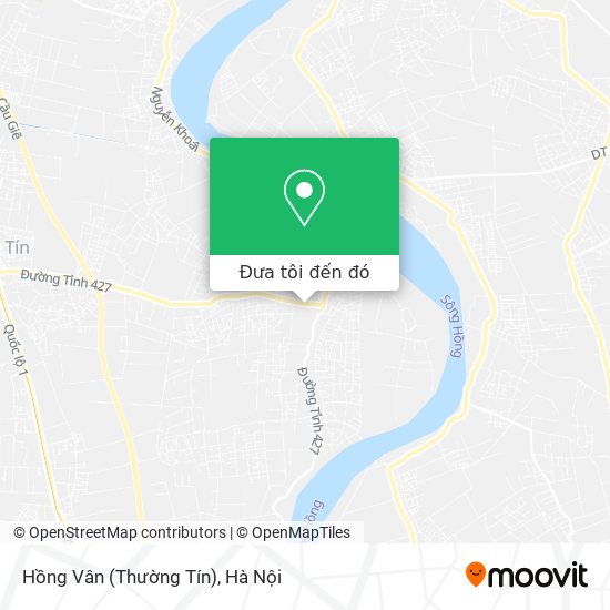 Bản đồ Hồng Vân (Thường Tín)