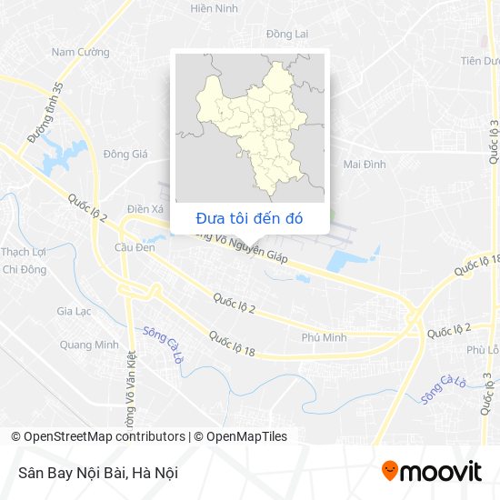 Bản đồ Sân Bay Nội Bài