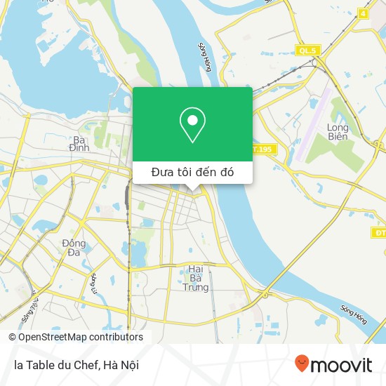 Bản đồ la Table du Chef