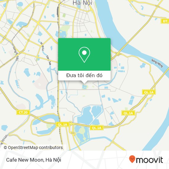 Bản đồ Cafe New Moon