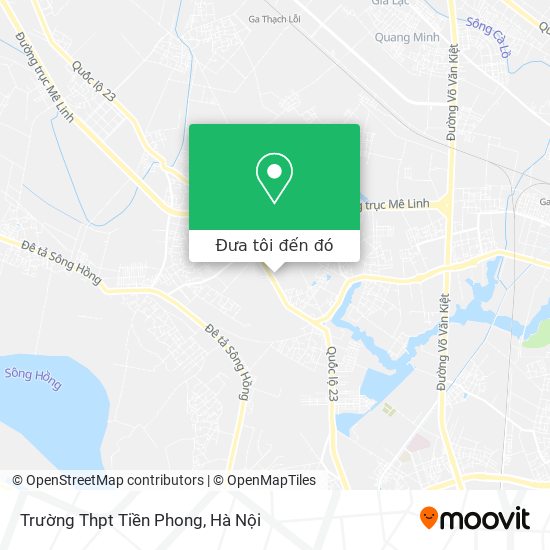 Bản đồ Trường Thpt Tiền Phong