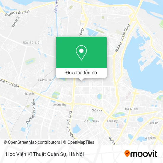 Bản đồ Học Viện Kĩ Thuật Quân Sự