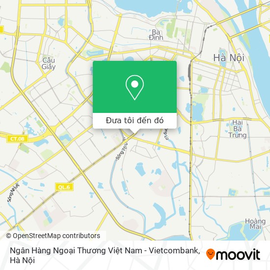Bản đồ Ngân Hàng Ngoại Thương Việt Nam - Vietcombank