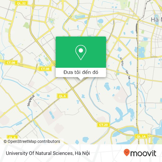 Bản đồ University Of Natural Sciences