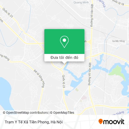 Bản đồ Trạm Y Tế Xã Tiền Phong