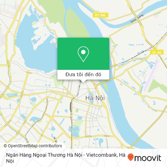 Bản đồ Ngân Hàng Ngoại Thương Hà Nội - Vietcombank
