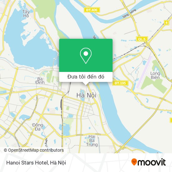 Bản đồ Hanoi Stars Hotel