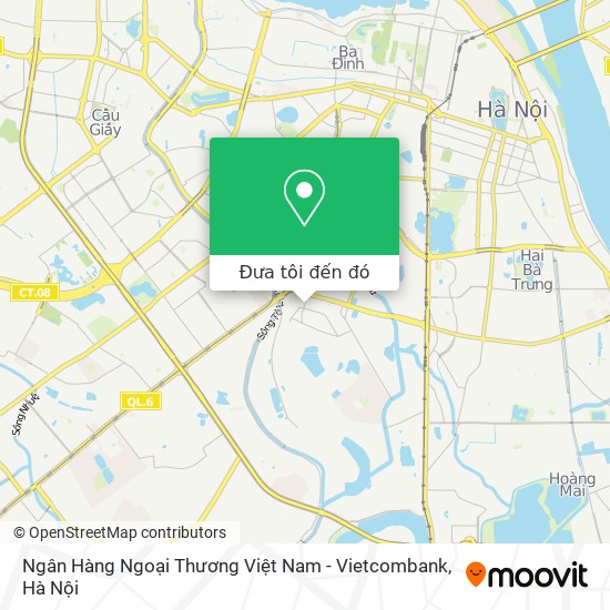 Bản đồ Ngân Hàng Ngoại Thương Việt Nam - Vietcombank
