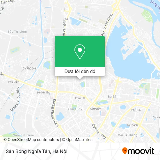 Bản đồ Sân Bóng Nghĩa Tân