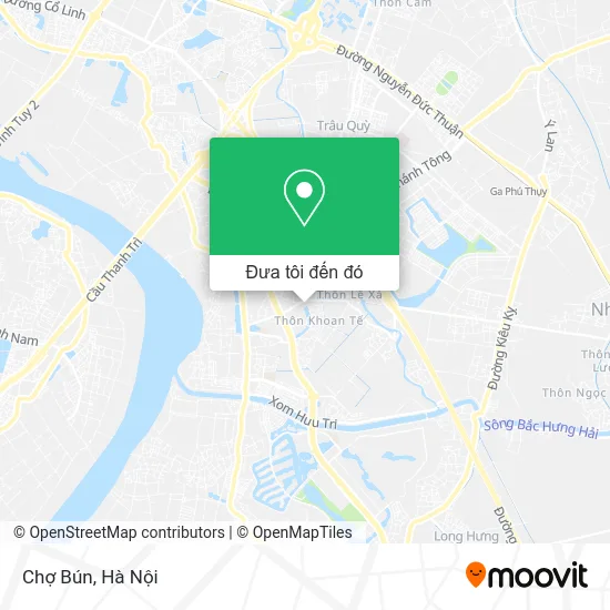 Bản đồ Chợ Bún