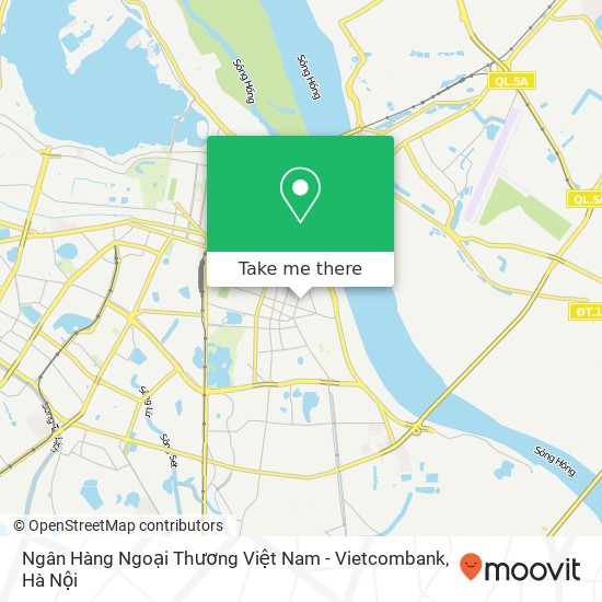 Bản đồ Ngân Hàng Ngoại Thương Việt Nam - Vietcombank