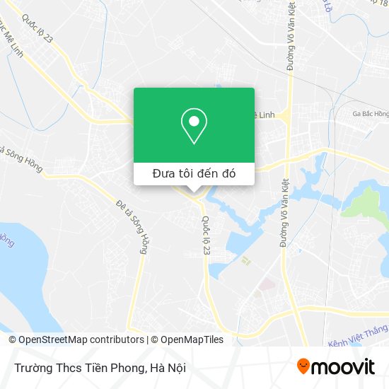 Bản đồ Trường Thcs Tiền Phong