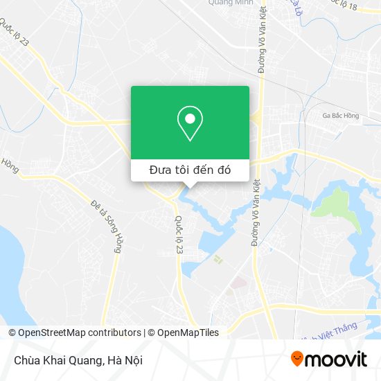 Bản đồ Chùa Khai Quang