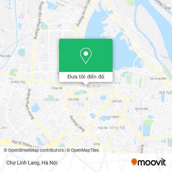 Bản đồ Chợ Linh Lang